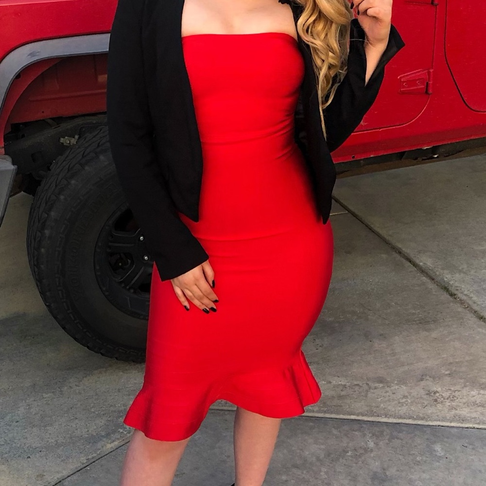 MERMAID BANDAGE DRESS